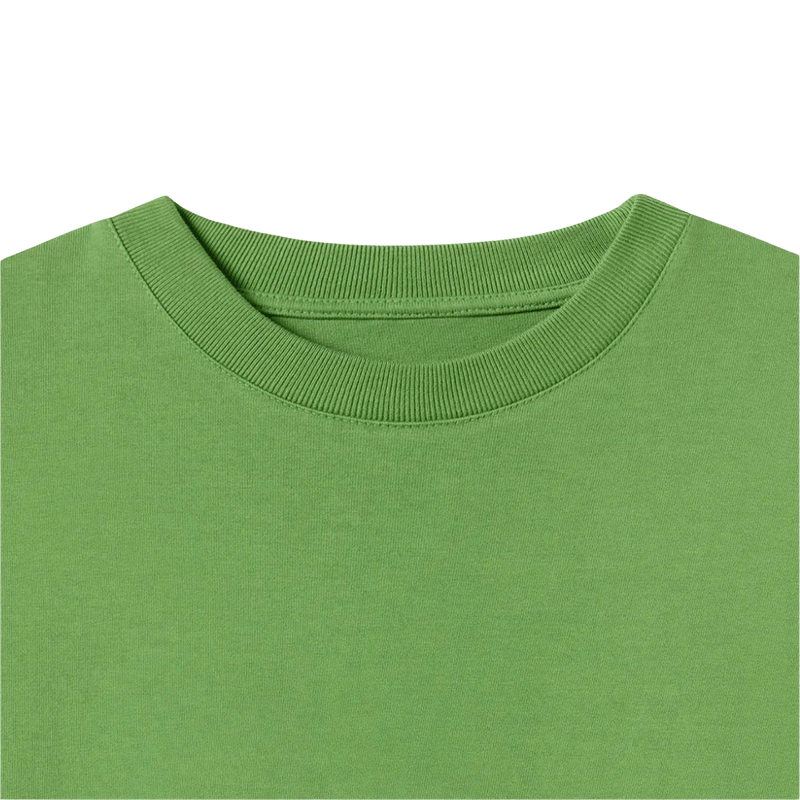 C.Kay's Designs Fern Green Oversized Cotton T-Shirt for Men, Drop Shoulder Short Sleeve Boxy Tee