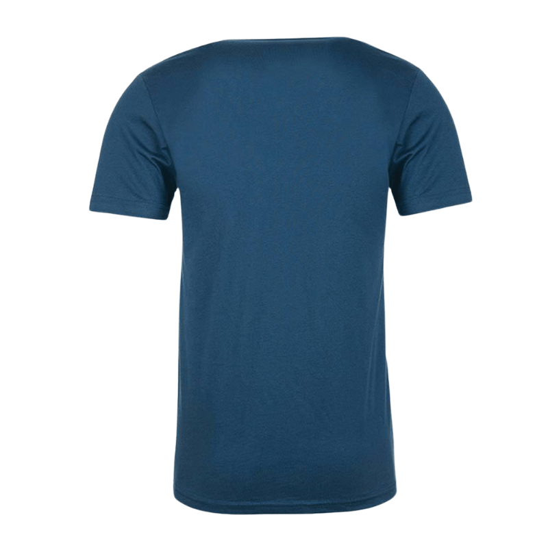 C.Kay's Designs Teal Blue Cotton T-Shirt for Men, Plain Short Sleeve Crew Neck Tee