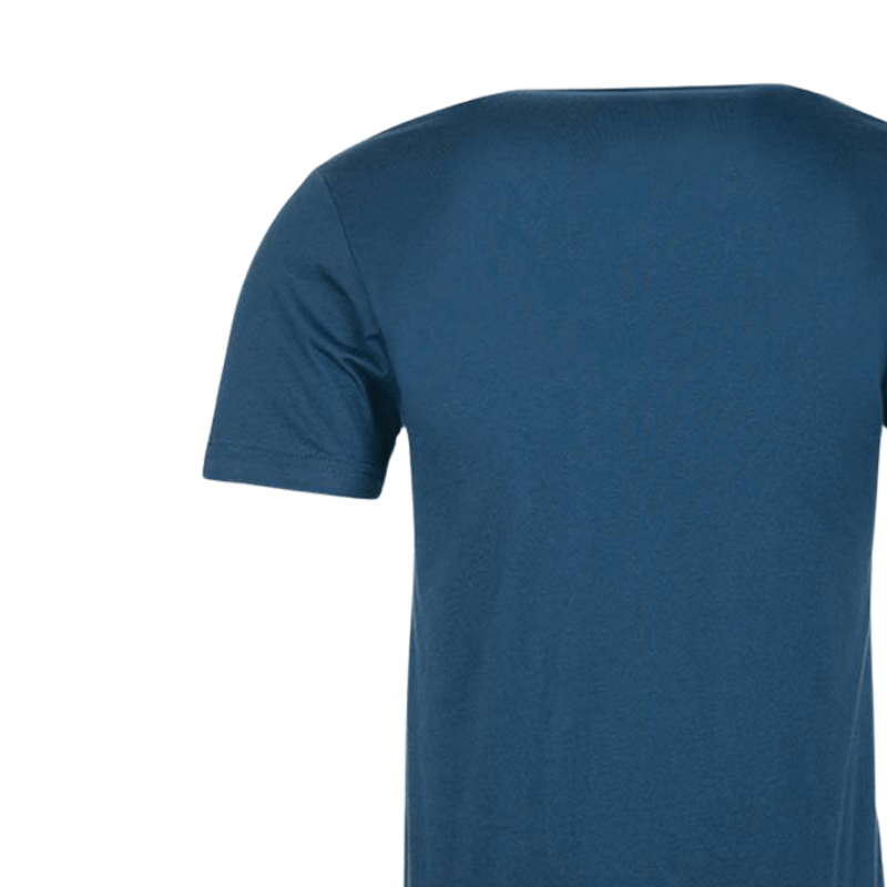 C.Kay's Designs Teal Blue Cotton T-Shirt for Men, Plain Short Sleeve Crew Neck Tee