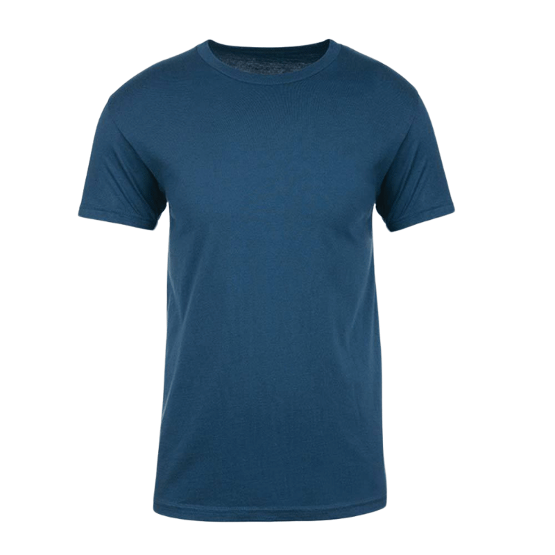 C.Kay's Designs Teal Blue Cotton T-Shirt for Men, Plain Short Sleeve Crew Neck Tee
